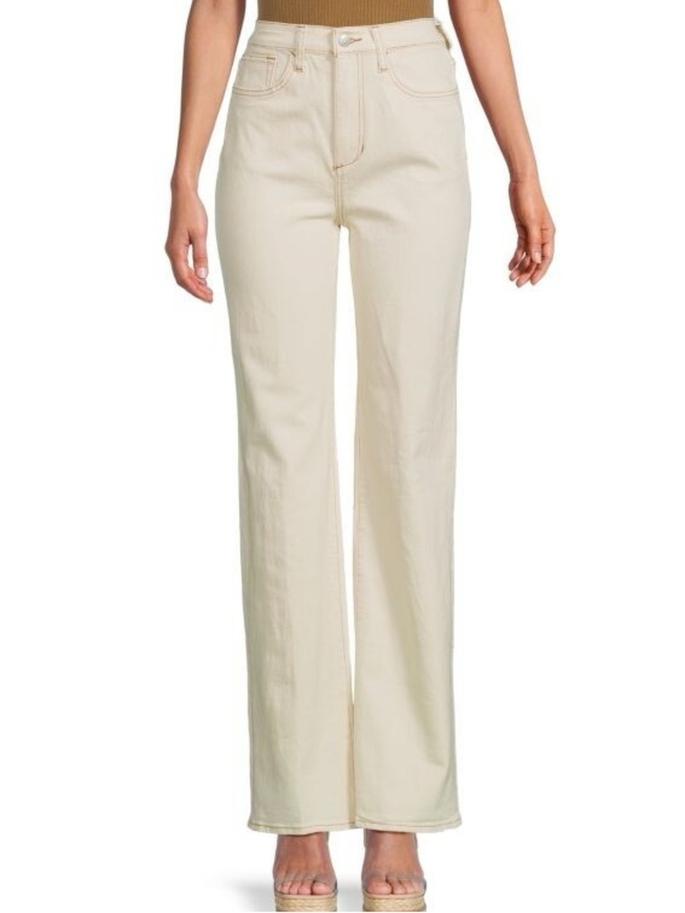 Joe’s High-Rise Ecru Jeans